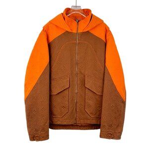 Louis Vuitton 2022 orange gradient cotton denim jacket